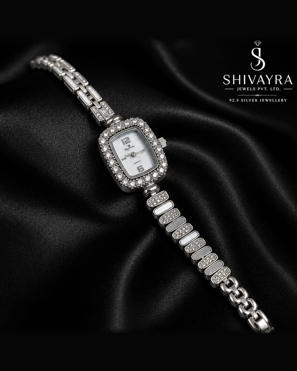 Elysian Quartz Silver Watch